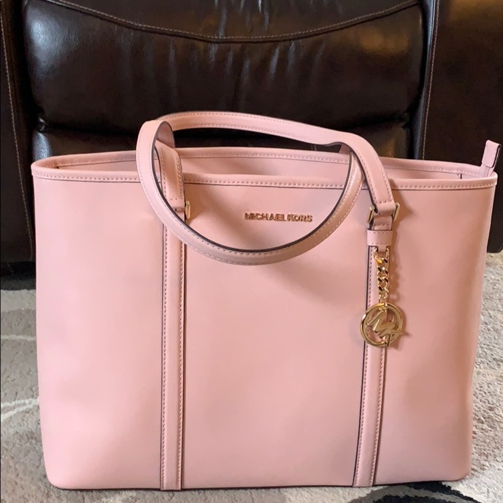 Michael Kors Sady Large Zip Tote Ballet Pink